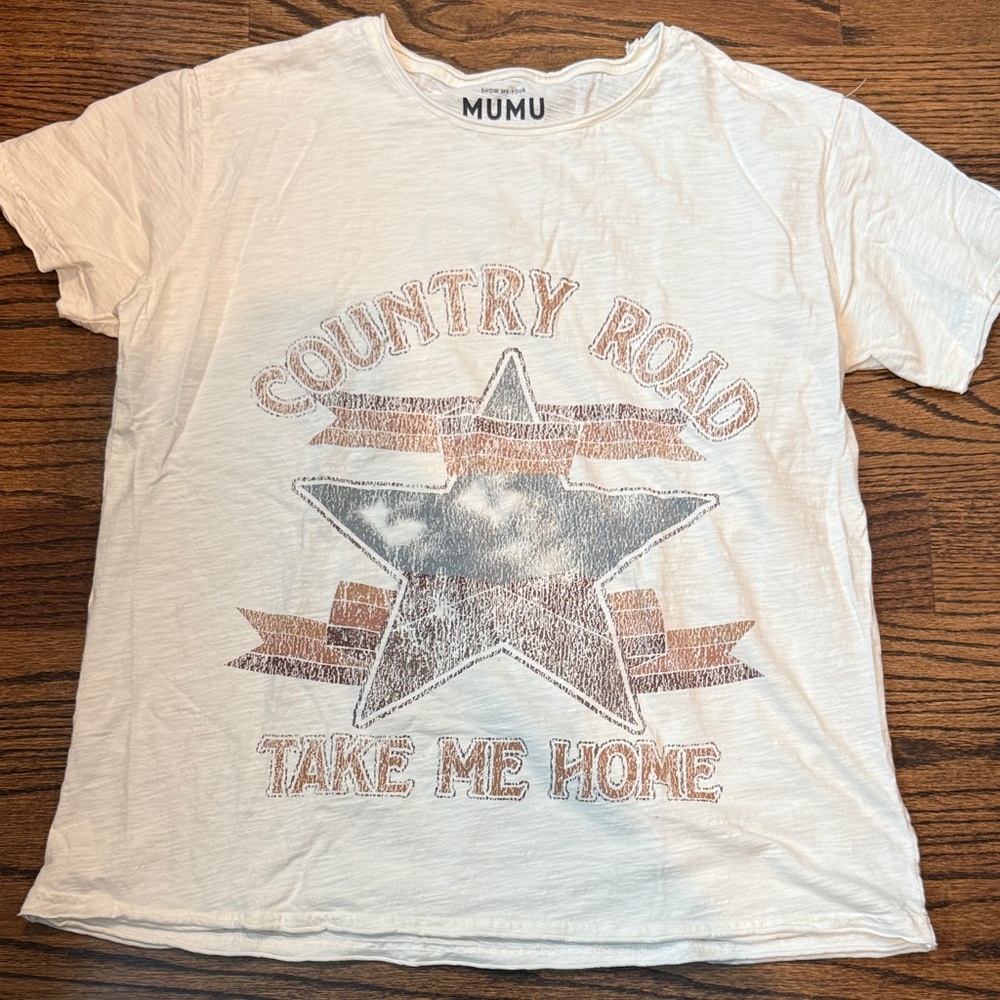 Show Me Your MuMu Cream Graphic Tee
